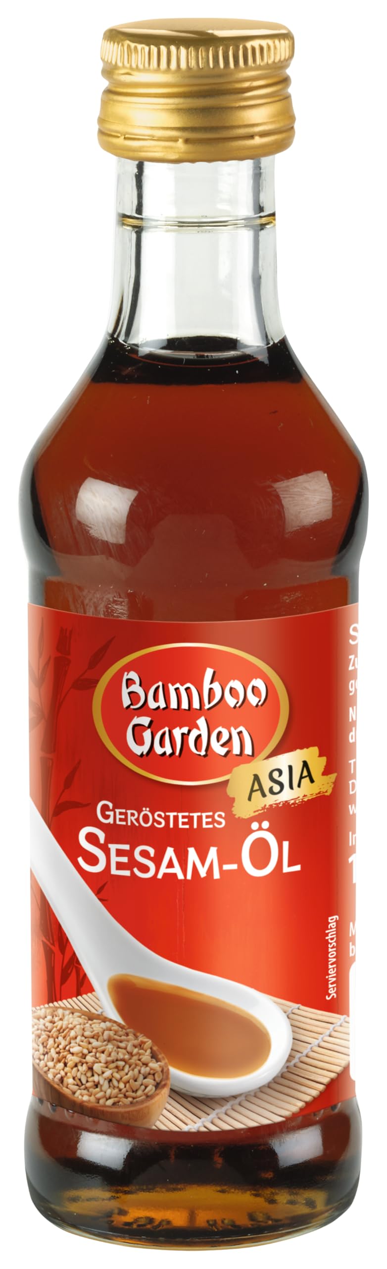 Bamboo Garden Sesam-Oel aus geroesteter Sesamsaat (1 x 100 ml) (Verpackungsdesign kann abweichen)