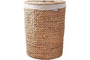 Woven Laundry Basket with Lid: Your Go-To for Effortless Laundry Storage
