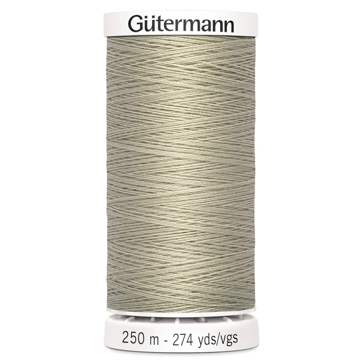 GütermannSew All Polyester Thread, Beige Bone (0722), 250 m, 5.5 x 2.7 x 2.7 cm
