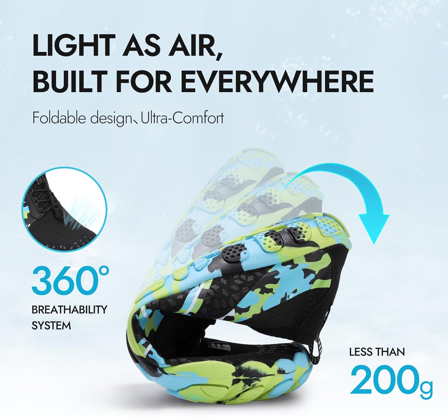 ATHMILE Hiking Barefoot Water Shoes for Women Men Beach Swim Aqua Pool River Quick Dry Athletic Wide Toe Outdoor Sport Kayaking Boating Rock Climbing Yoga Lake - Image 5