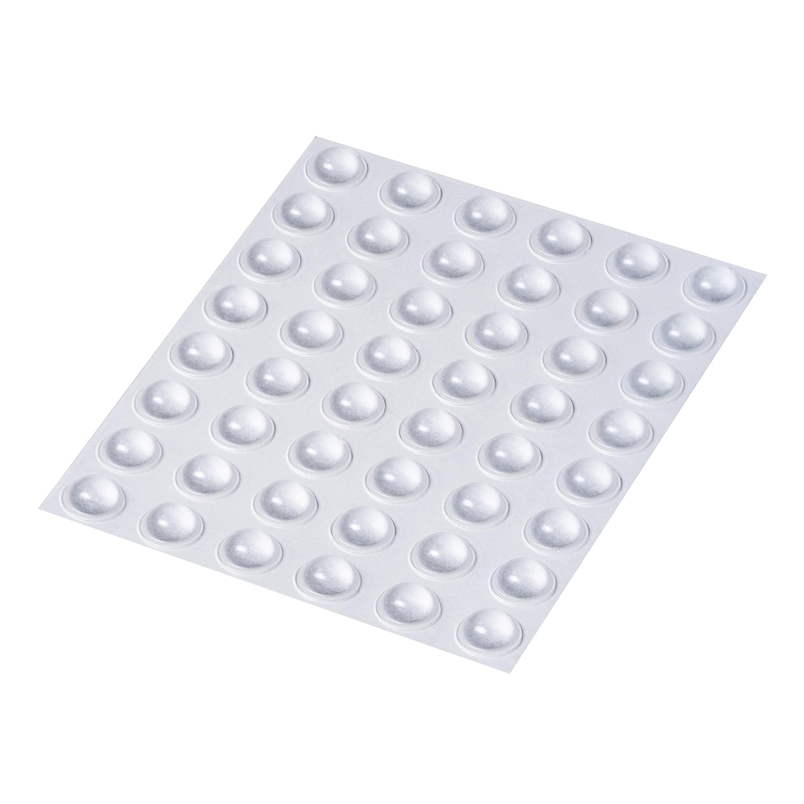 Happy Bananas Self Adhesive Clear Domed Bumper, Rubber Feet for Surface Protection, Coaster Feet, Crafts and More - 9.5 mm x 3.8 mm (48)