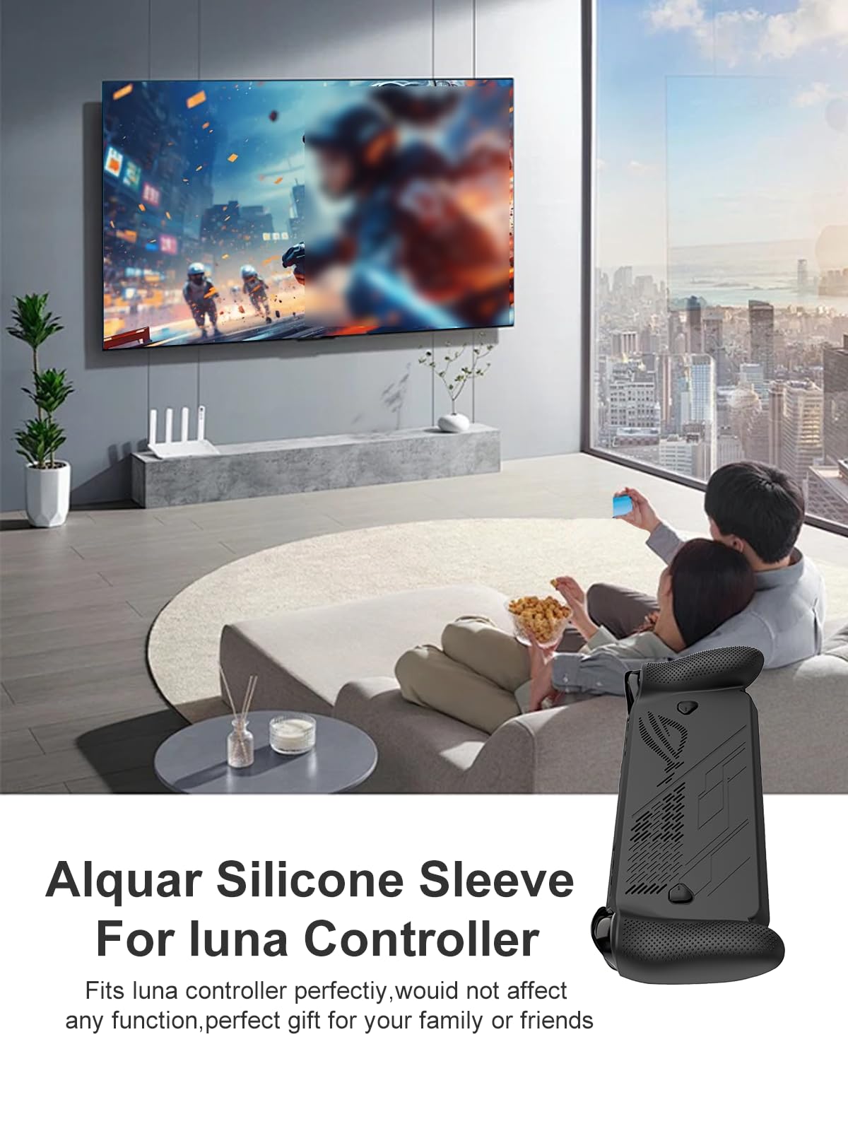 Custodia per ROG Xbox Ally X, in silicone, resistente ed ecologica, con fori precisi, antiurto, tocco confortevole, colore nero Custodia per ROG Xbox Ally X, in silicone, resistente ed ecologica, con fori precisi, antiurto, tocco confortevole, colore nero