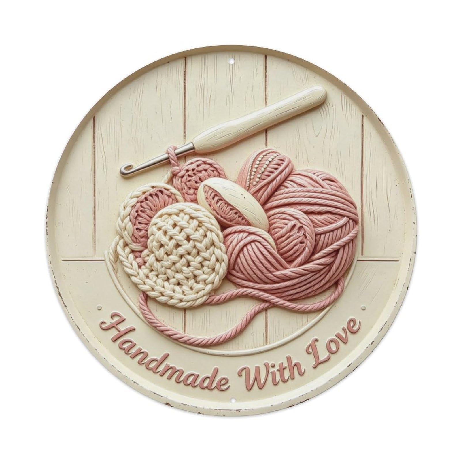 Handmade Soap Made With Love Metal Tin Sign Plaque