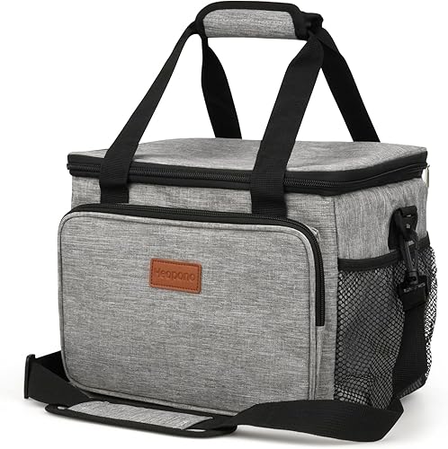 Miniatura 10 de Insulated Lunch Box for Adults, Leakproof Cooler Bag with Multi Pockets, Adjustable Strap, Ideal for Work, Beach & Picnic