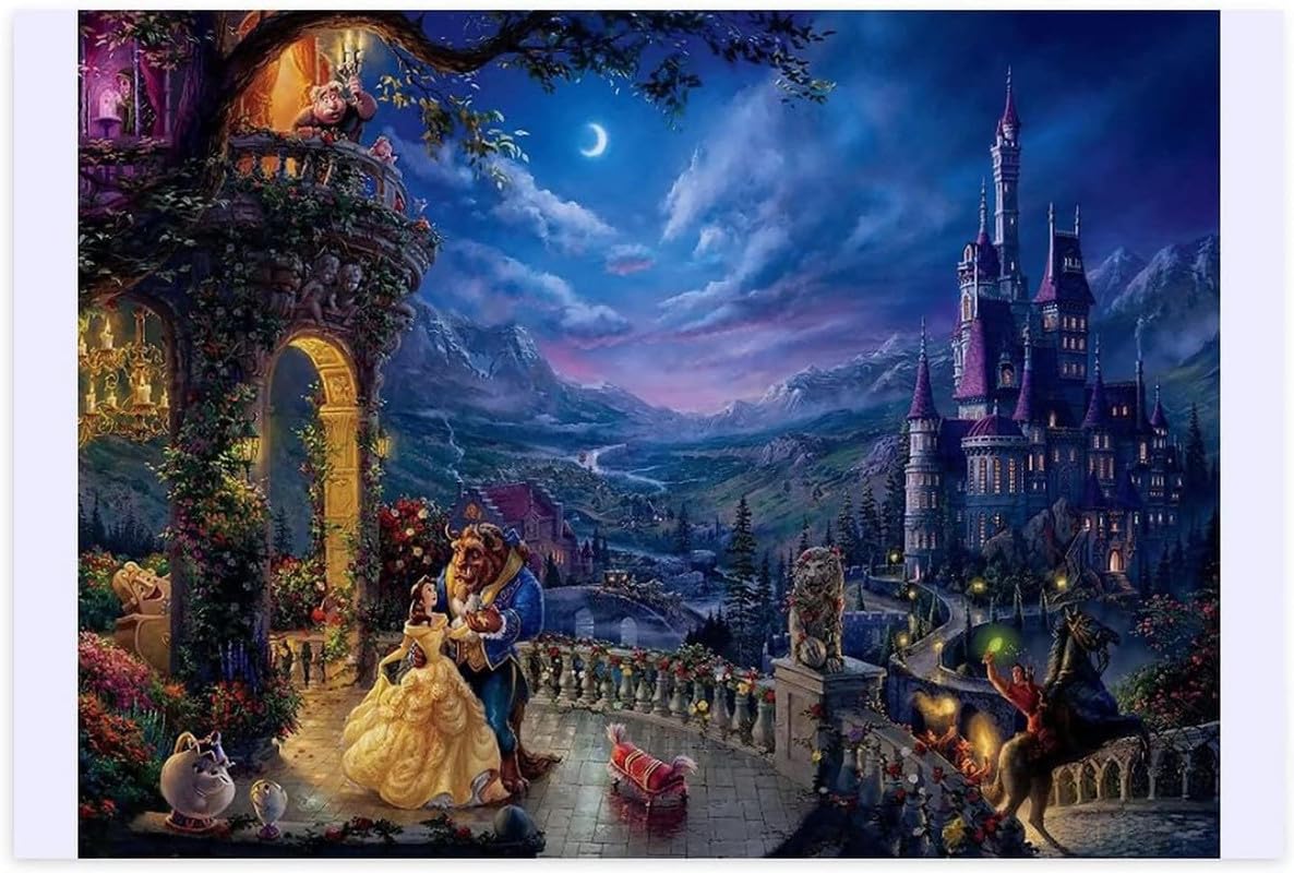 TREXEE 5D Diamond Painting Kit for Adults & Kids, 30 * 40cm DIY Paint by Numbers Kit DIY Diamond Painting by Numbers Kit Cross Stitch Pictures Gift for Kids & Adults DIY Painting (Multicolor 7)-image-39