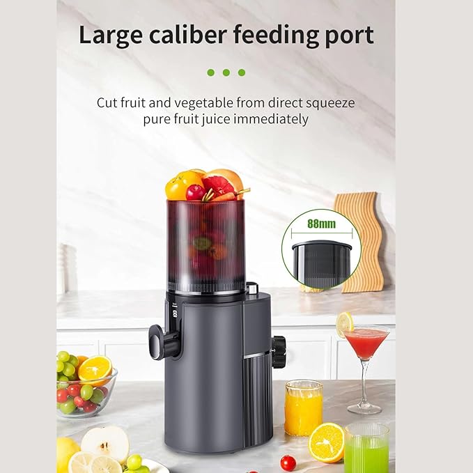 Extractor Jugos Prensado Frío Boca Ancha 3.5" 250W Alta Extracción miniatura 5