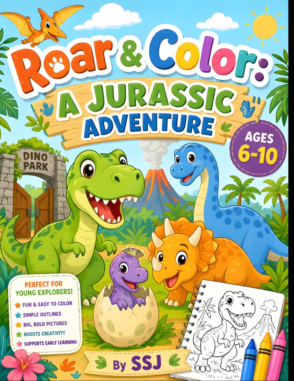 Roar & Color: A Jurassic Adventure