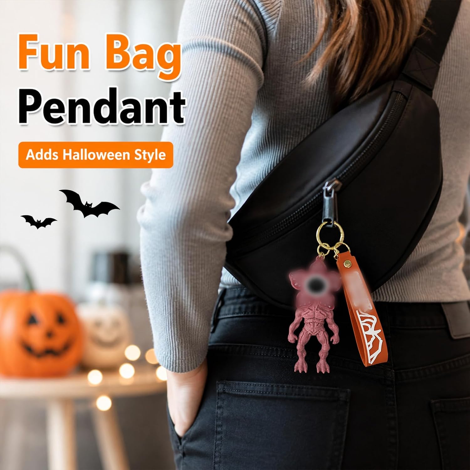 3PCS Stranger TV Series Role Keychain Cute Cartoon Purse Charms Car Keychain Backpack Bag Charm for Women Men for Halloween Birthday Party Gifts