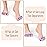 Dr. JK- ToePal Gel Toe Separator, 2 Pairs, Toe Spacers, Bunion Corrector