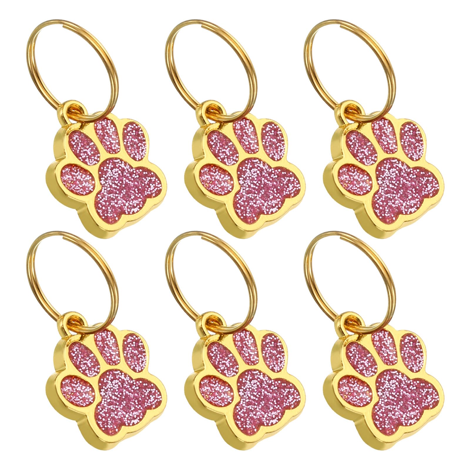 PATIKIL Animal Dog Cat Paw Print Pendants
