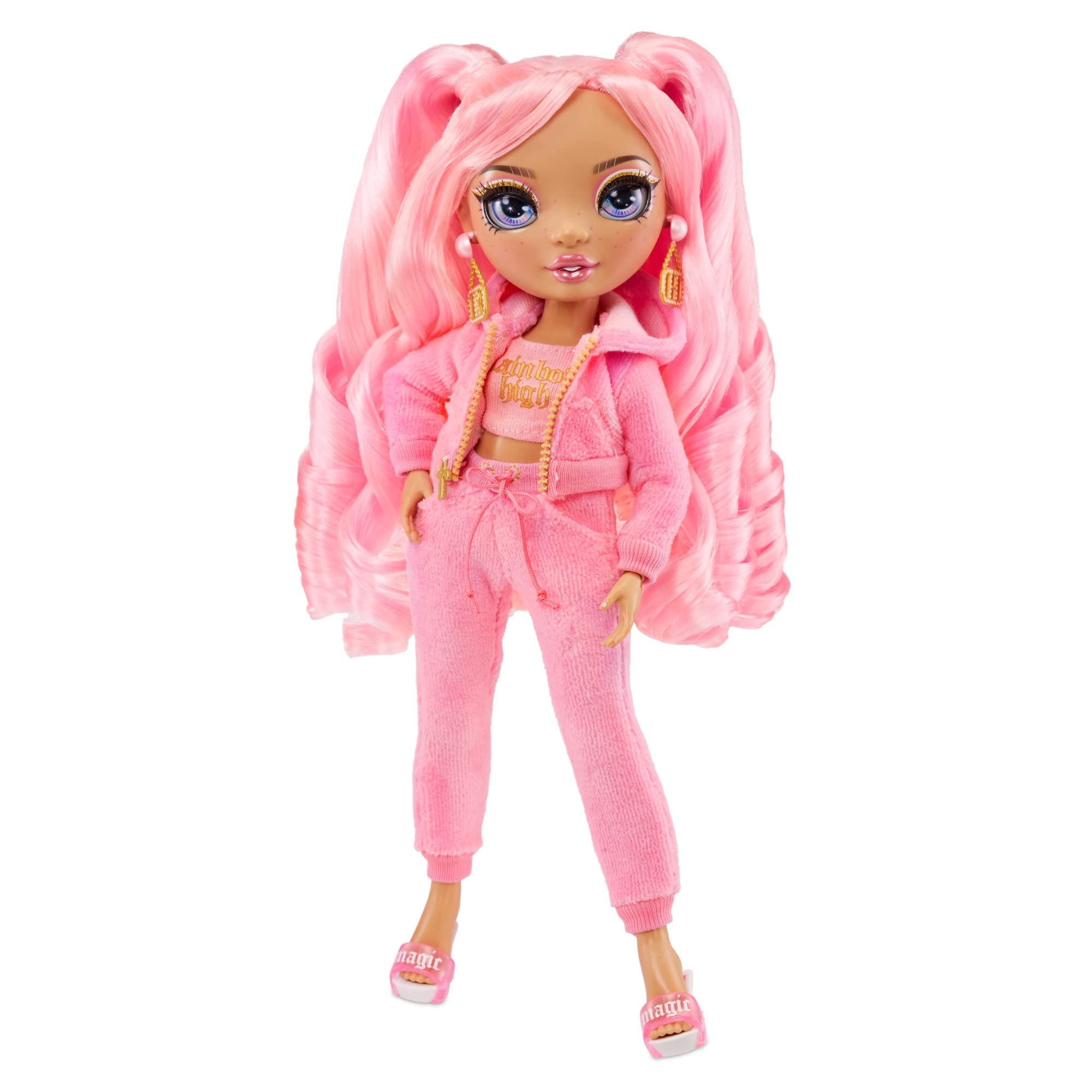 Rainbow High Slumber Party Fashion Doll and Playset w/ 2 Outfits Choose