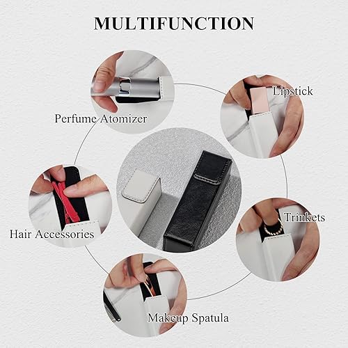 Miniatura 6 de LISAPACK Botella negra del espray del atomizador del perfume con un tenedor negro del atomizador del perfume para el viaje