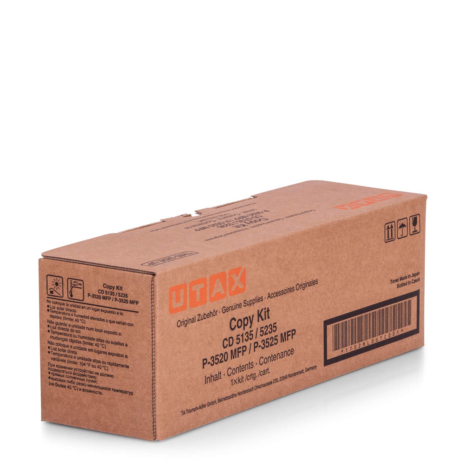 Oryginalny toner Utax 613511010 (czarny, ok. 7200 stron) do CD 5135, 5235