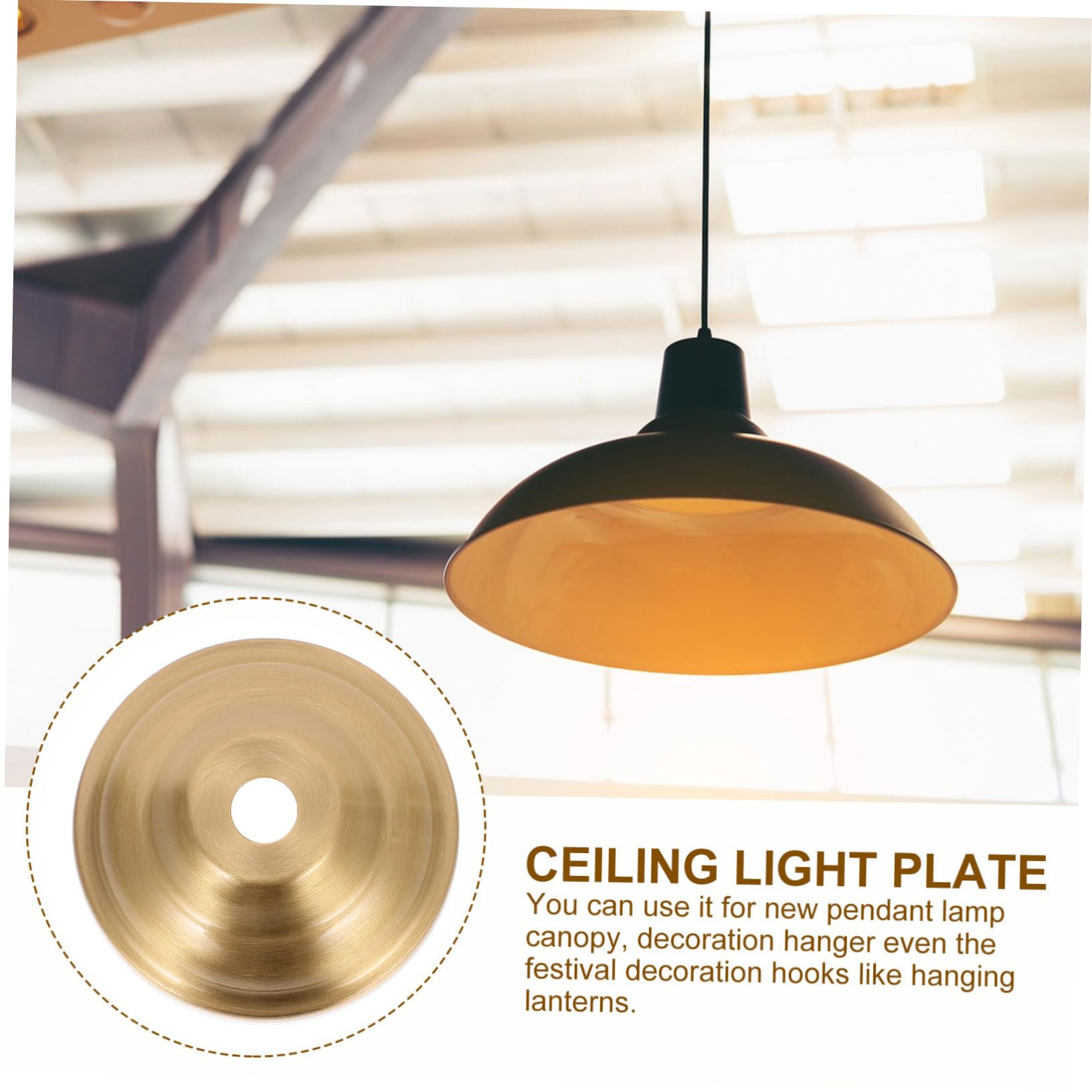 Cabilock 5 Stücke Messing Lampe Kreuzblume Endkappe Für Decke Licht Dekorative Lampenschirm Teil Decor