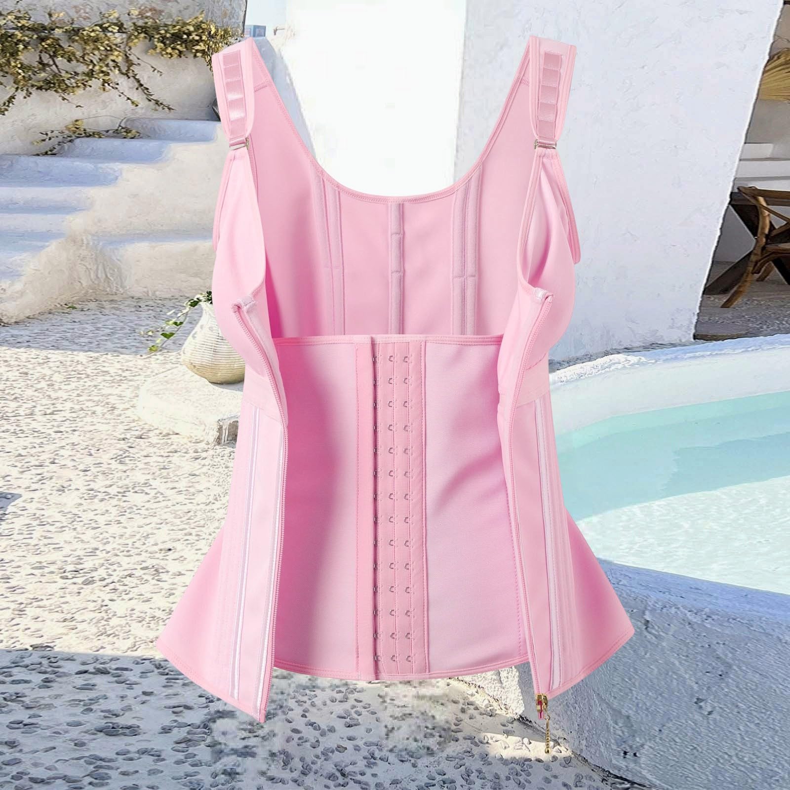 Guaina Modellante a Corsetto, Effetto Lifting e levigante, Contenitivo per Pancia e Fianchi, Indumento Intimo sagomante