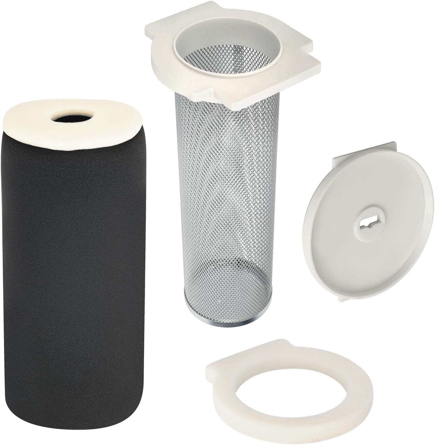 JAVIK Air Filter & Cage Holder With End Cap Kit For Yamaha Big Bear Raptor Wolverine Warrior Grizzly 350 600 660 1987-2013 O.E.M# 1UY-14458-01-00