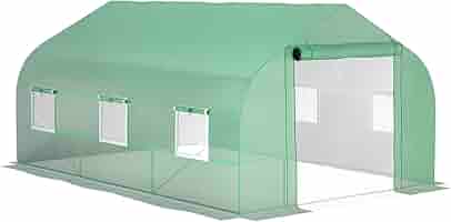 ①サウナテントQuadrangular Greenhouse 12' x 40' Tunnel Greenhouse Grow Tent w/6 Mil Clear EVA
