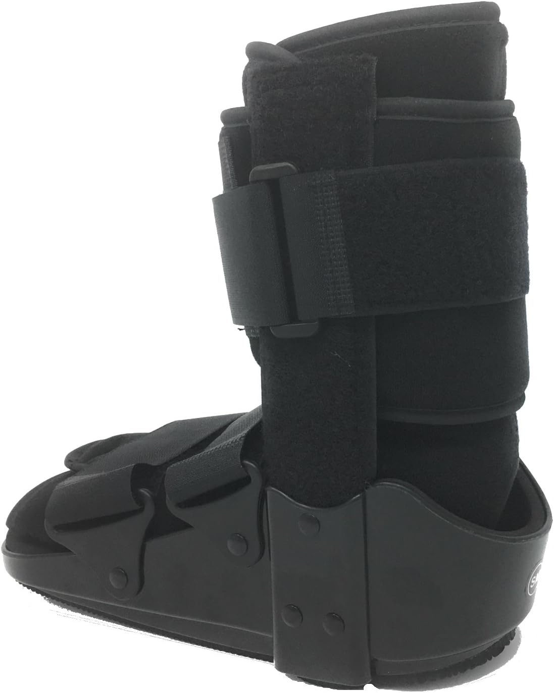 OTC Short Leg Cast Low Top Walker Boot, Black, Small/Short