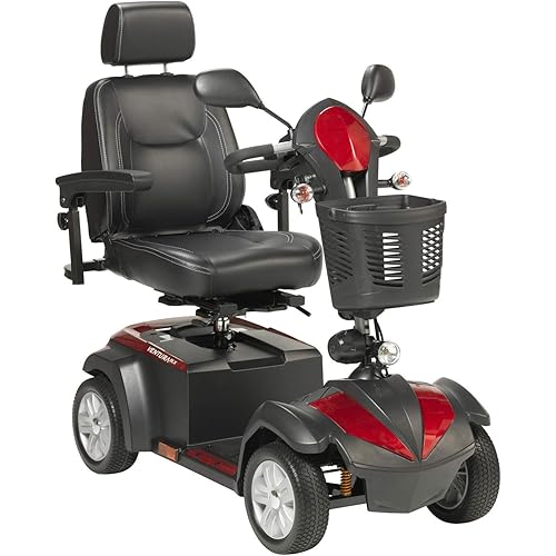 Drive Medical Ventura Power Mobility Scooter, 4 Wheel, 20" Captains Seat
