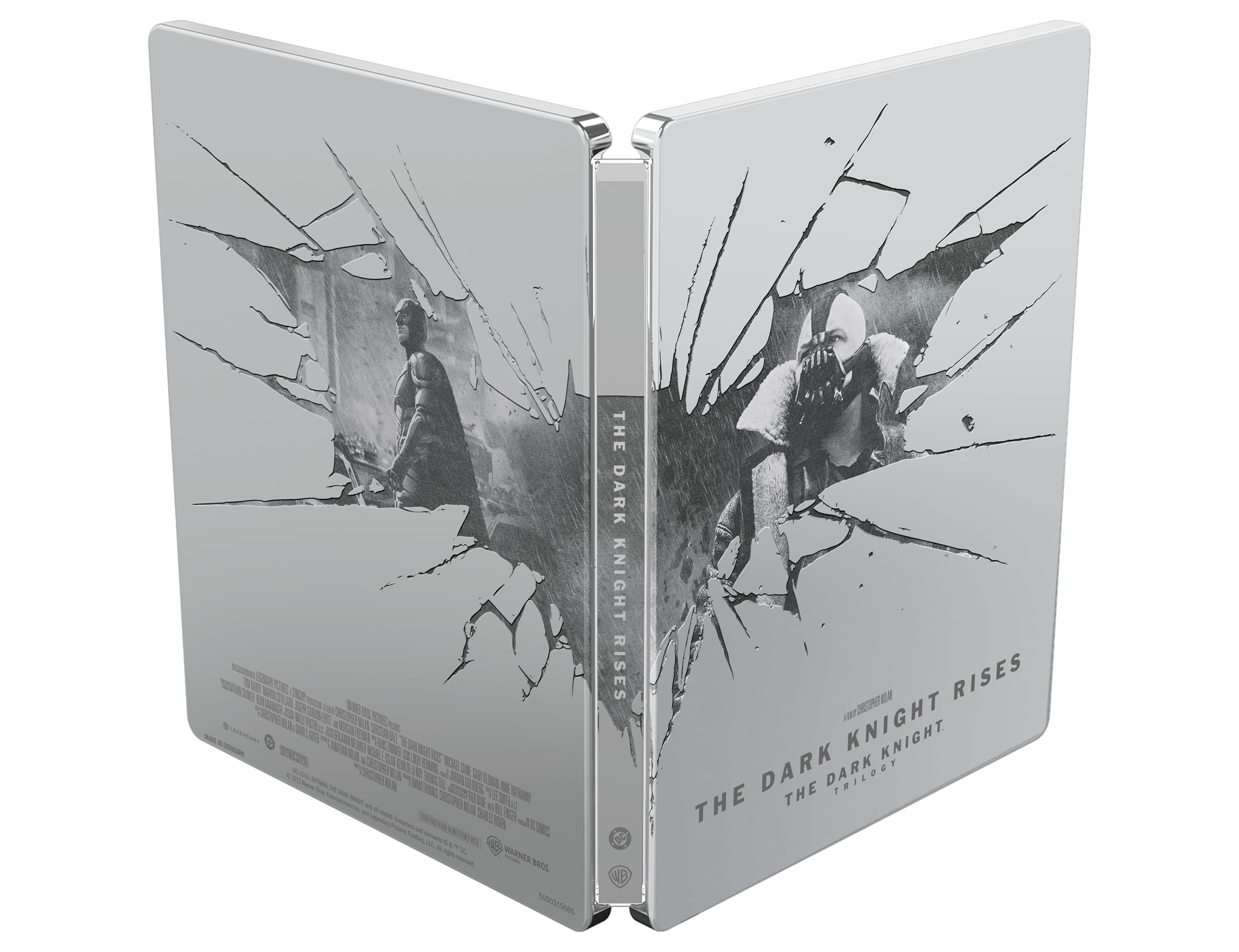 The Dark Knight Trilogy 20th Anniversary Steelbook Collection [4K Ultra HD][2005] [Region Free]