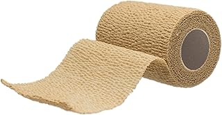 Sponsored Ad - Dealmed Non-Adherent Cohesive Bandage Wrap – 3" x 5 Yards, 1 Roll Non-Woven Breathable Self Adherent Wraps ...