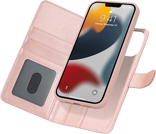 Miniatura 4 de Cavor Funda tipo cartera para iPhone 13 Pro para mujeres y hombres, compatible con Magsafe, funda para iPhone 13 Pro, funda de teléfono con