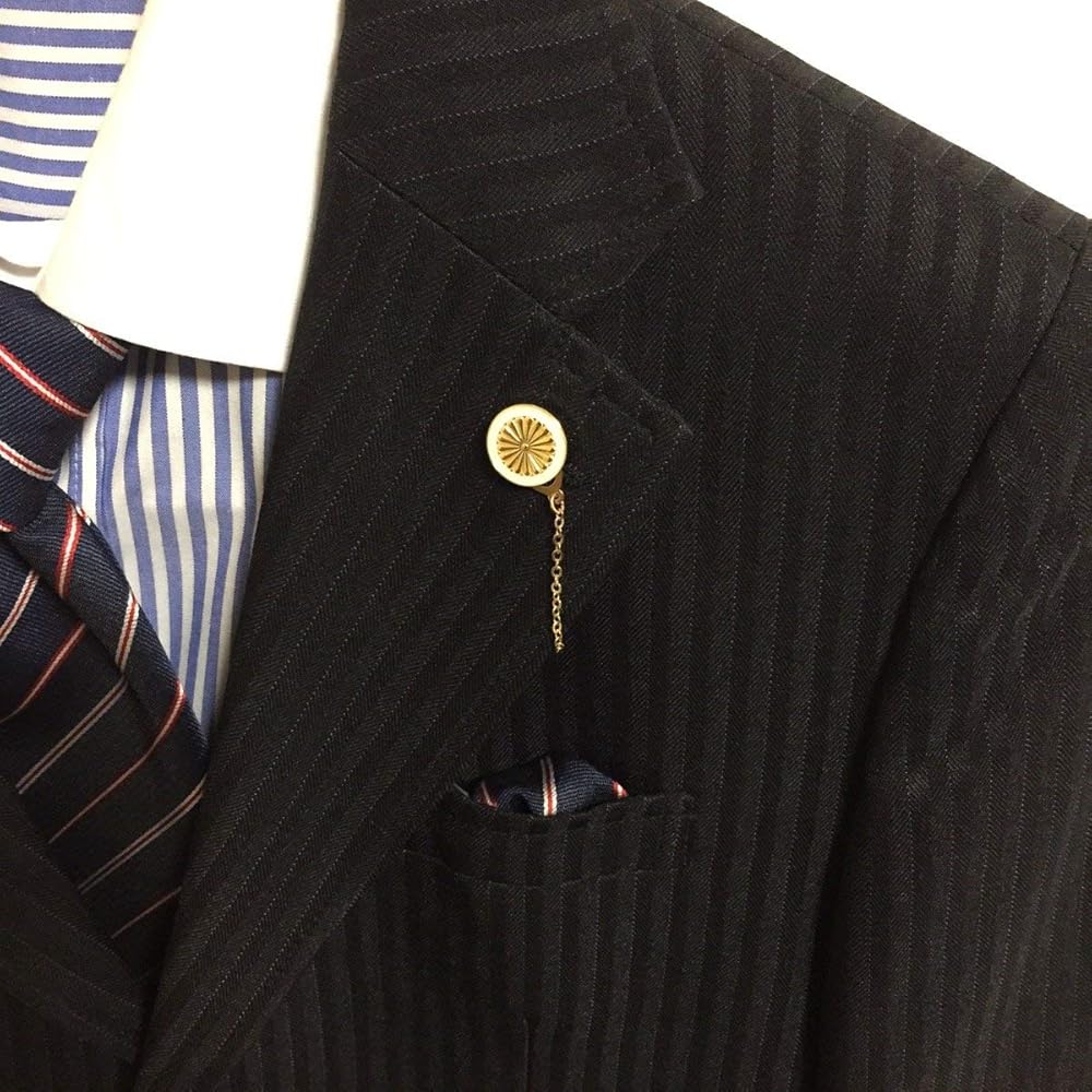 Amazon | [Ree&Mee] 菊紋 バッジ ピンバッジ ピンバッチ バッジ バッチ