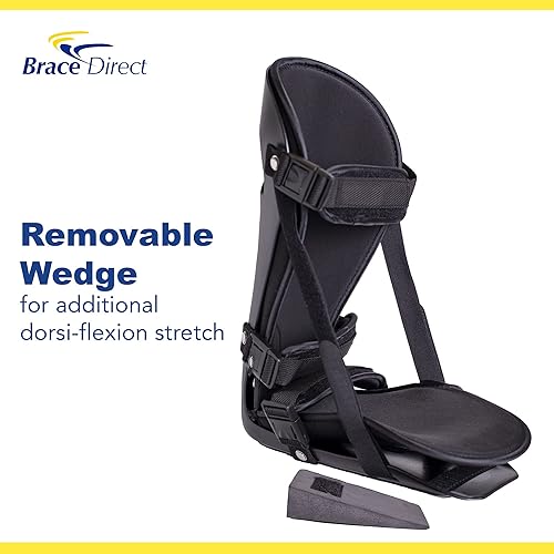 Miniatura 7 de Bota de dormir ajustable con férula nocturna  Soporte elástico para fascitis plantar, pie caído, tendinitis de Aquiles y dolor de talón PDAC