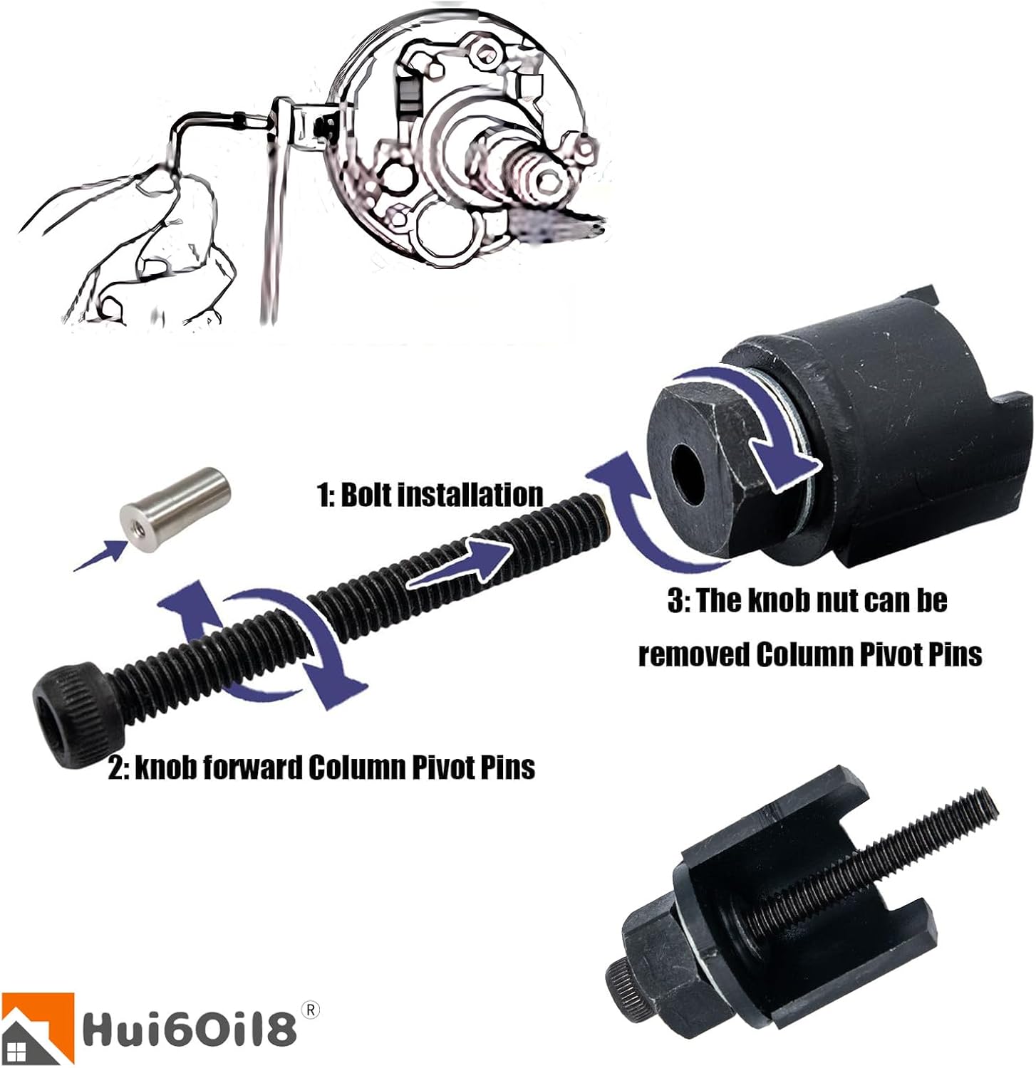 19940 Pivot Pin Remover Lisle (1pc)