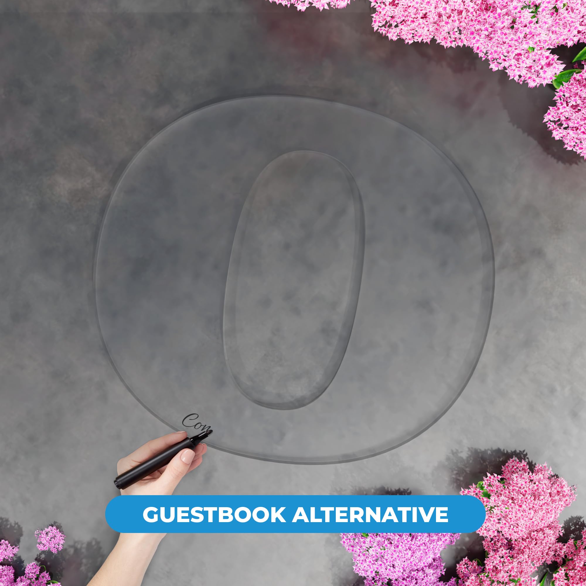 Acrylic Letters Wedding Guest Book | Wedding Decorations | Personalized Acrylic Guest Book Alternatives | Guest Book for Party | Unique Wedding Favors | Wedding Books for Guests to Sign