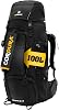 outdoorer Atlantis Black Travel Backpack - Large Trekking Backpack in Black 100% Cordura Backpacker Backpack with Front Access for Travel 100 L