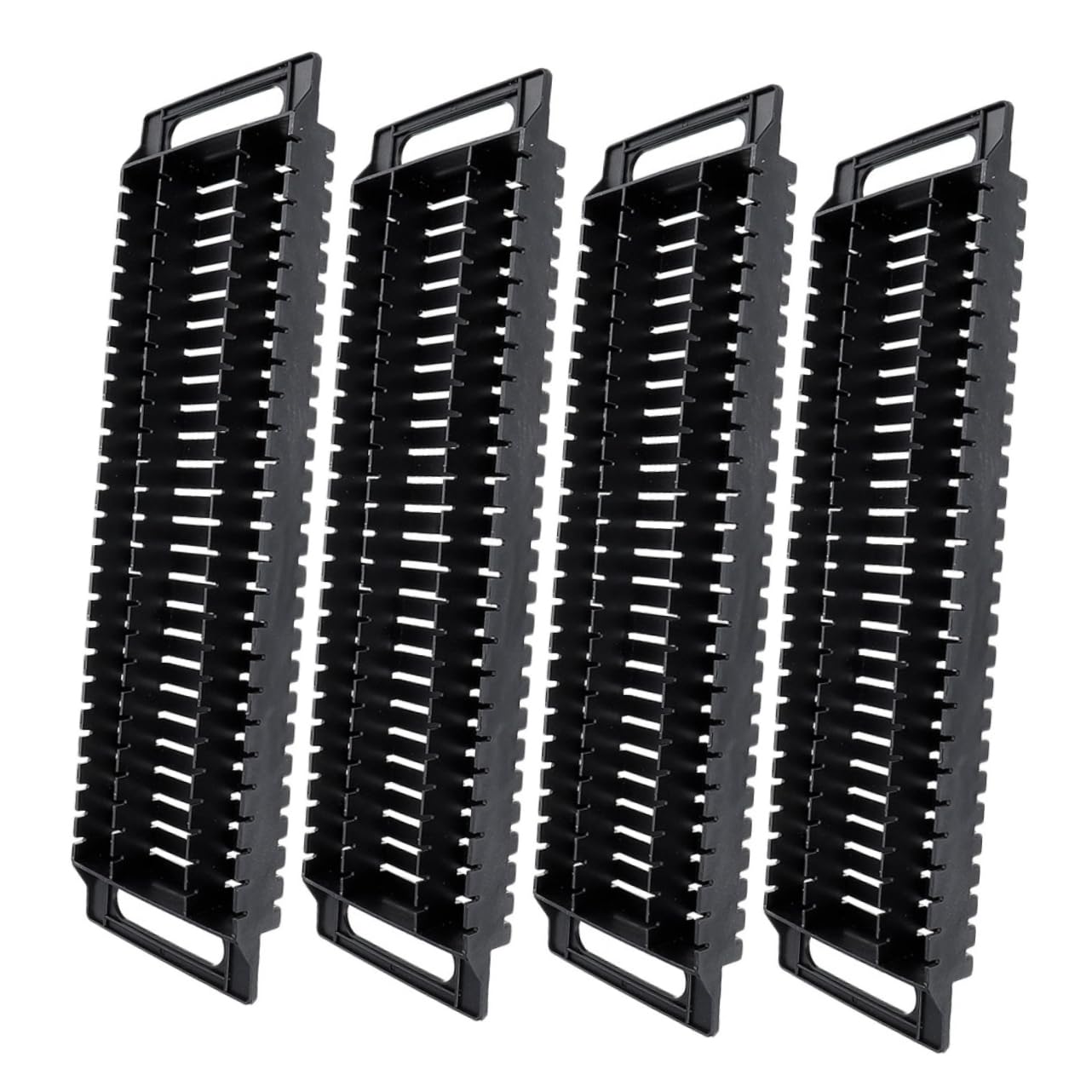 OUNONA 4pcs PCB Racks ESD Circulation Rack Shelves for Soldering Static Bar Bracket for PCB Board Storage