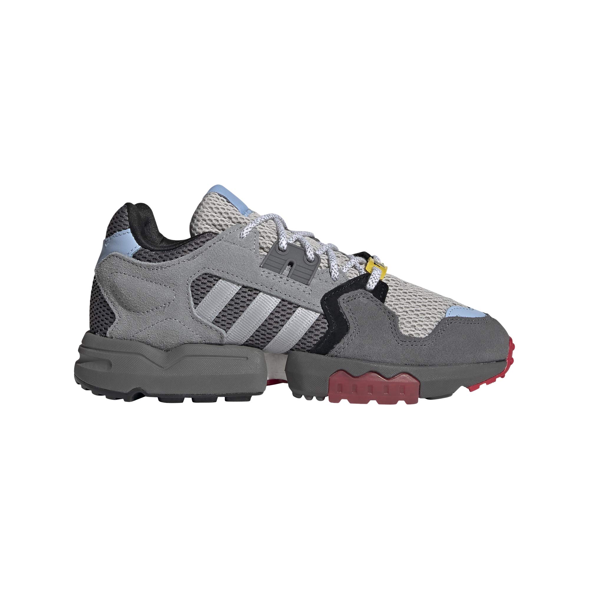 Adidas Ninja J ZX Torsion Lace-Up Grey Synthetic Junior Trainers
