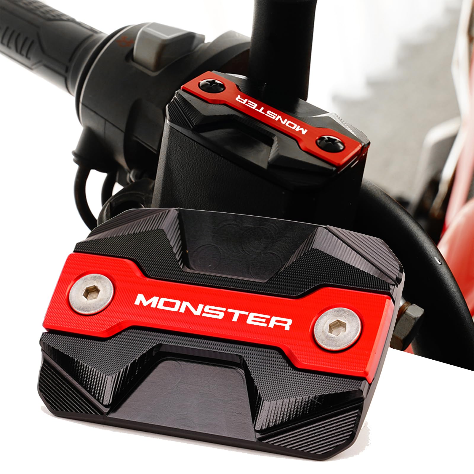 Per Duca-ti Monster 821 797 2017-2019 MONSTER 796 696 2010-2014 Accessori Moto Tappo Coperchio del Serbatoio Liquido Freni (DU40)