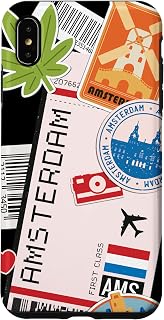 iPhone XS Max Amsterdam Netherlands Airport Ticket Vacation in Amsterdam Case