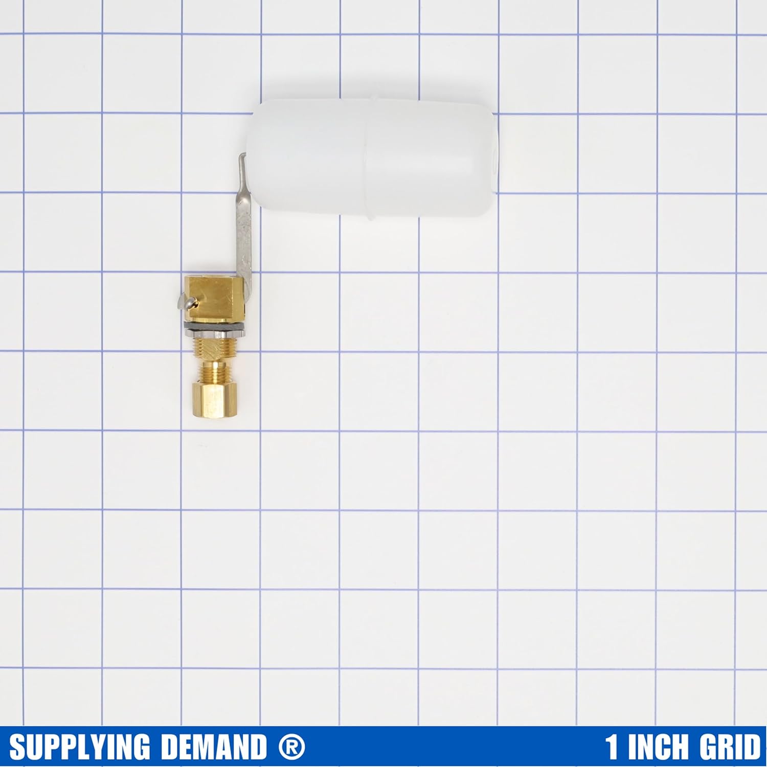 Supplying Demand RM292V508 HVAC Small Float Valve for RM292 Series - Vertical & Horizontal 1/4 Compression Nut
