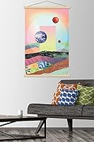Vista 2 de Trends International Abstract Space Wall Poster with Magnetic Frame