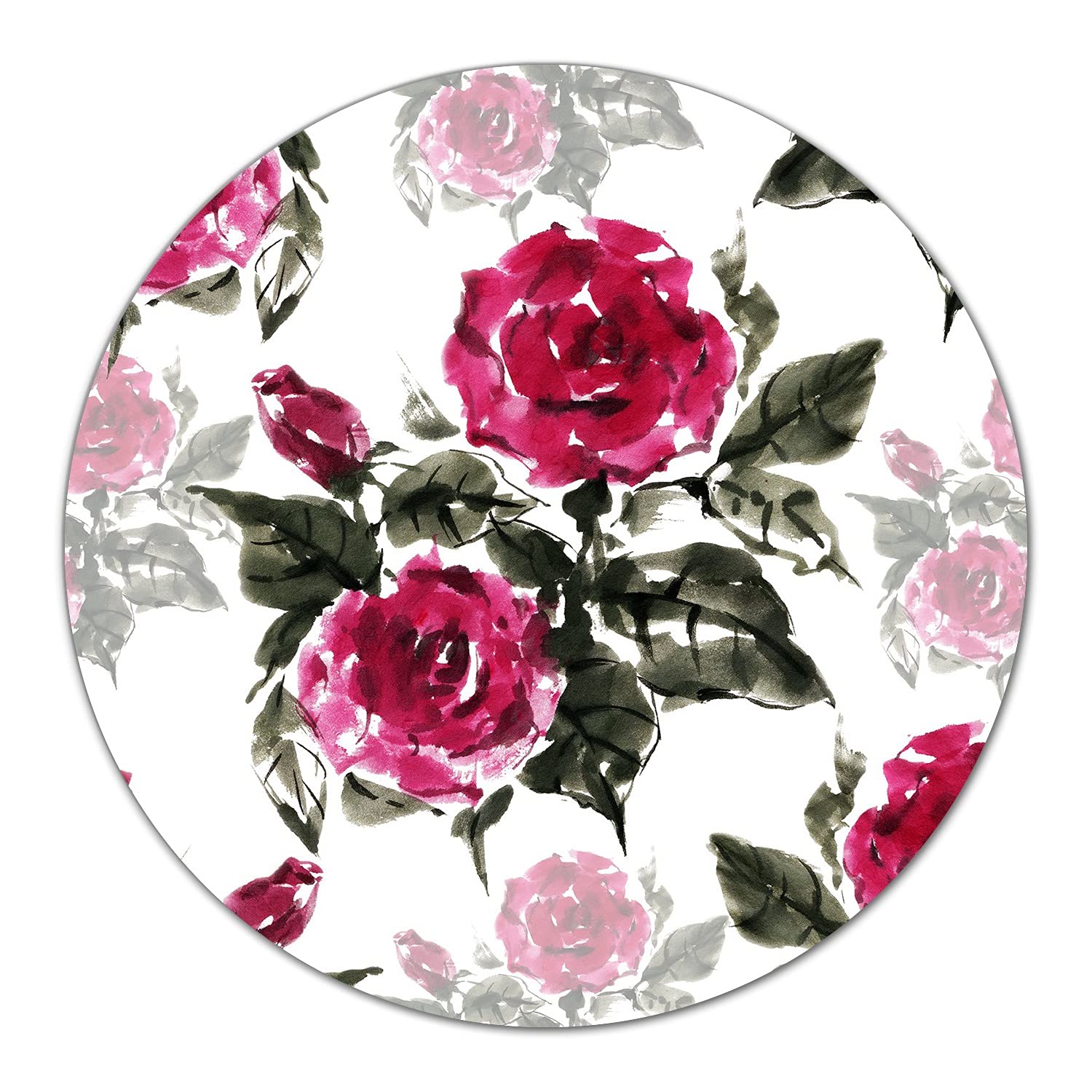 Plaque à Découper Décorative En Verre Trempé 60x52 Fleurs De Cactus