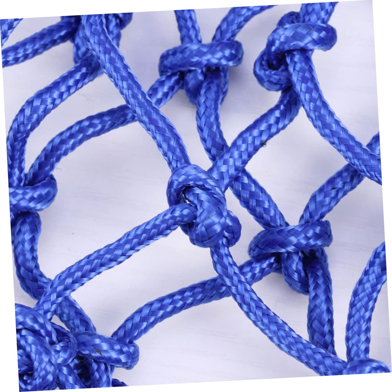 balacoo Heavy Duty Nylon Basketball Drawstring Storage Bag Mesh Carrier for Sports Balls for Schools and Training Institutions Blue Color