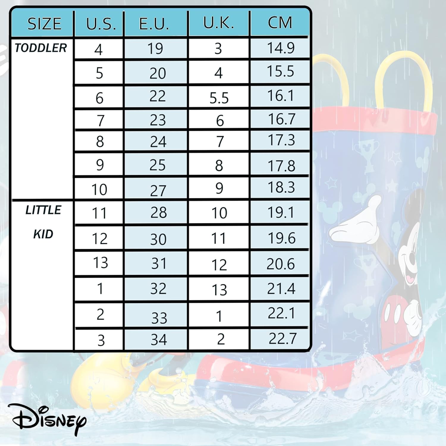 Miniatura 7 de Disney boys Rubber Rainboots