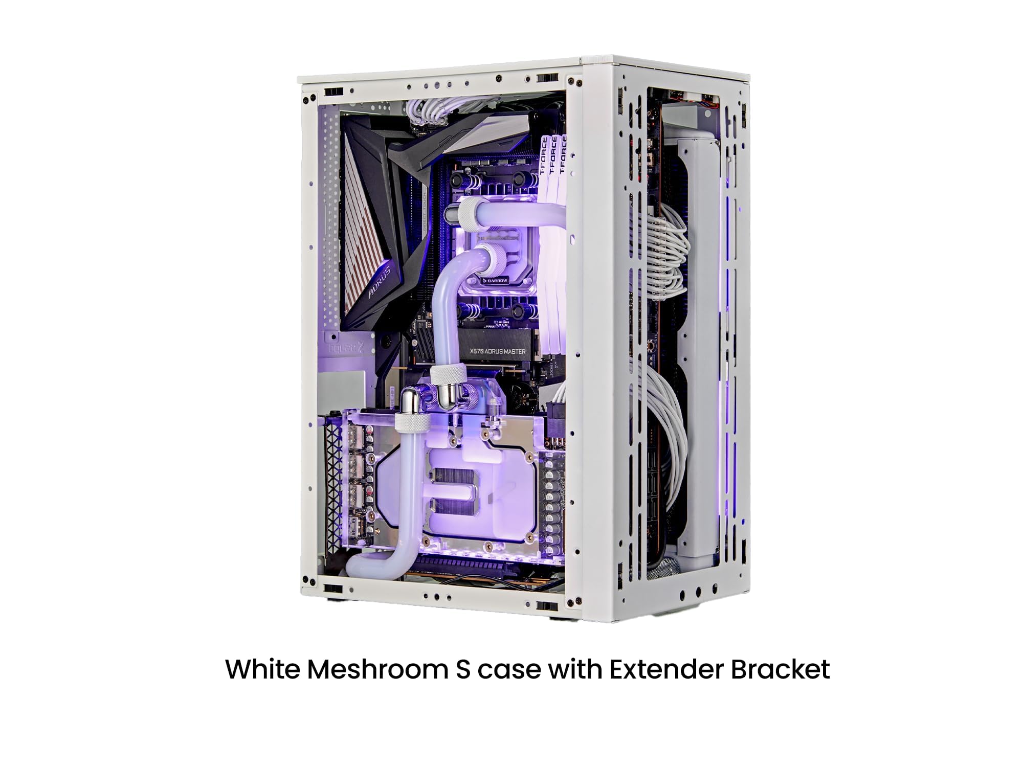 SSUPD MESHROOM S WT PCI5(ライザーケーブル破損あり) Amazon | SSUPD コンパクトPCケース Meshroom S PCI5 WT PCIe5.0