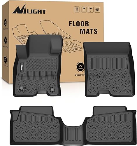 Miniatura 9 de Nilight Alfombrillas de TPE para Ford F-150 F150 Lightning SuperCrew Cab asientos de cabina 2015 2016 2017 2018 2019 2020 2021 2022 2023 2024 2025