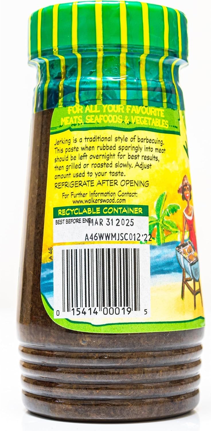 Walkerswood Jamaican Jerk Mild Seasoning, 10 Ounce (Pack of 4)
