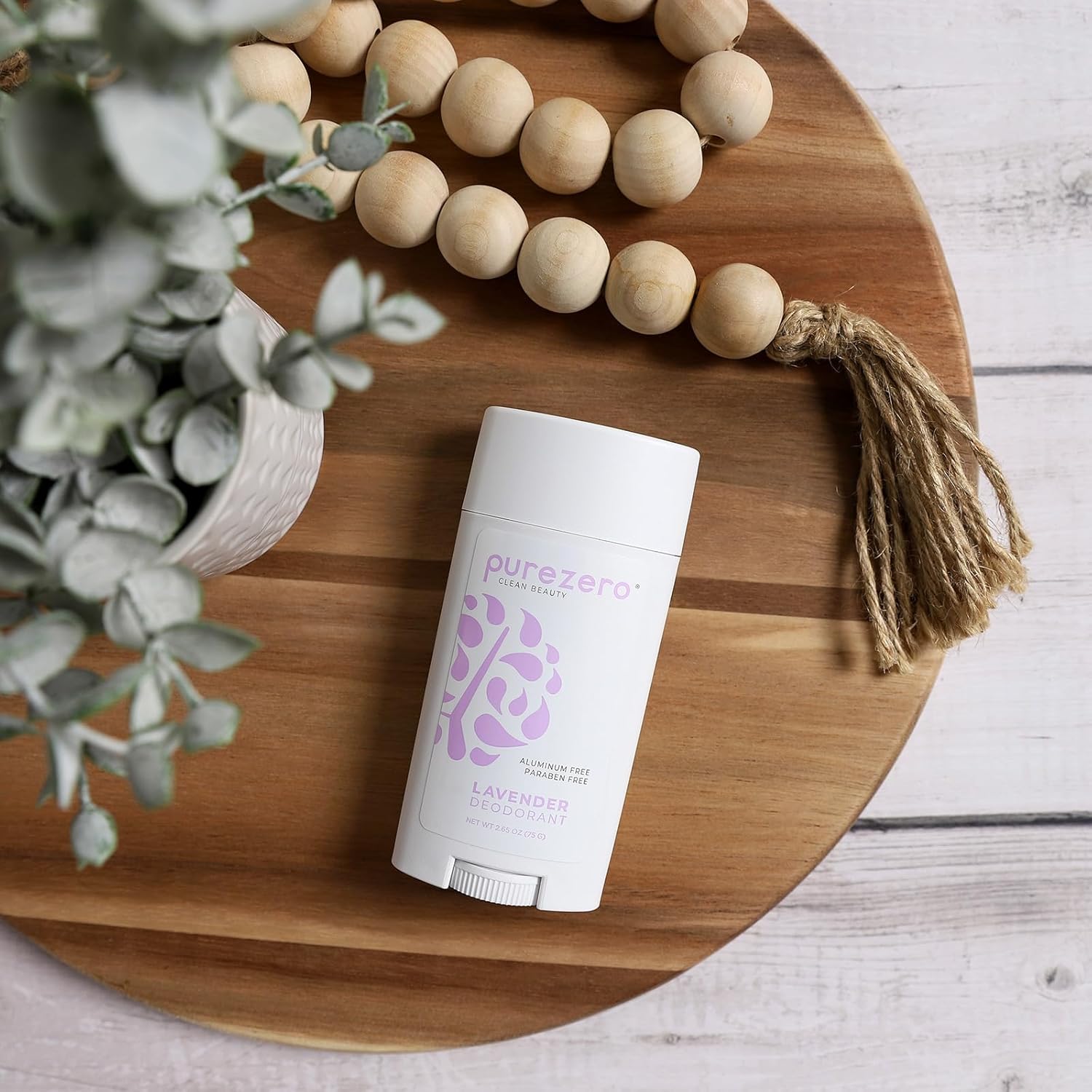 Purezero Deodorant | LAVENDER | Aluminum & Paraben Free with Baking Soda and 24-Hour Odor Protection | For Women & Men | Infused with Shea Butter & Coconut Oil (1 Pack) - Image 7