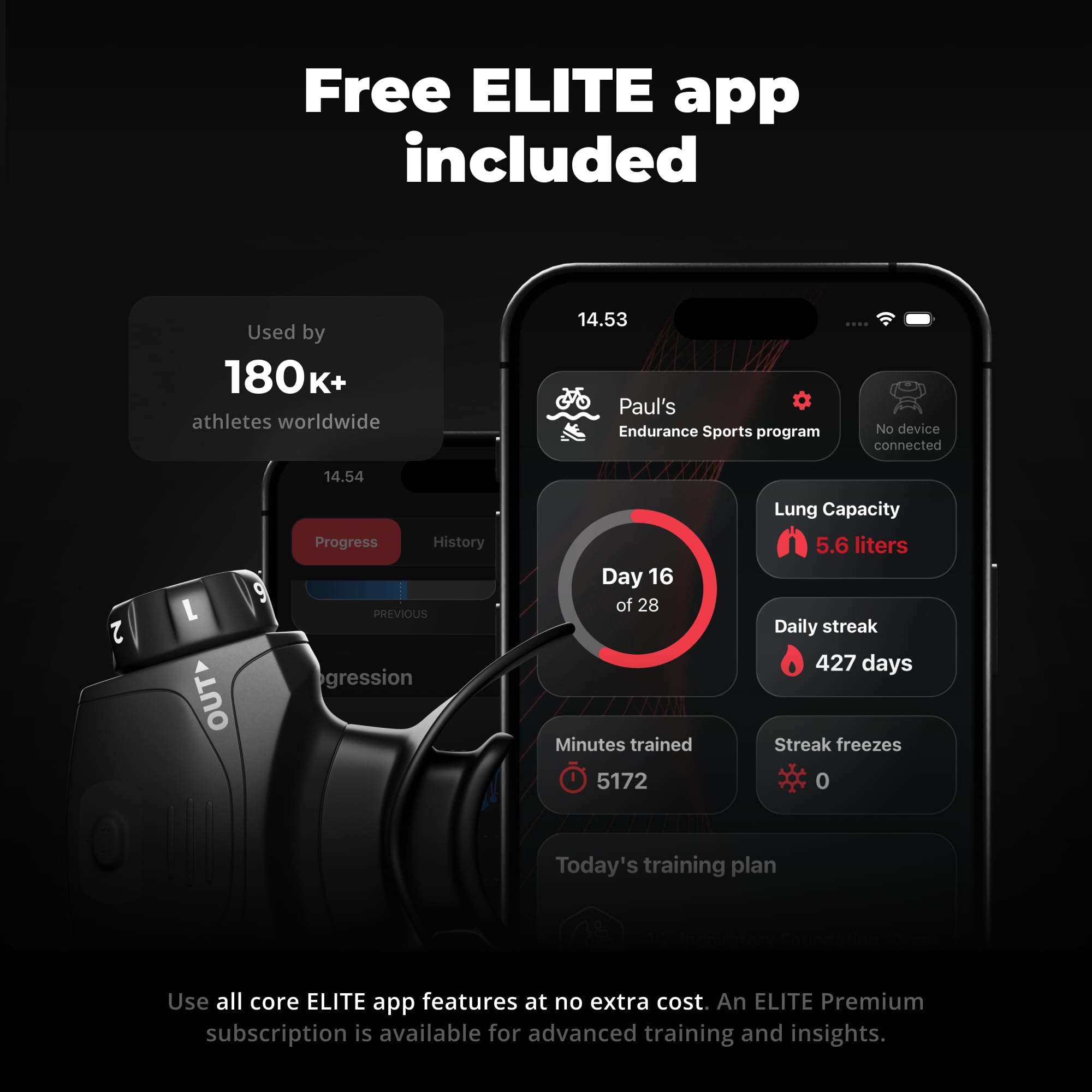 Amazon | Airofit エアロフィット・エリート 第三世代 スマート呼吸筋