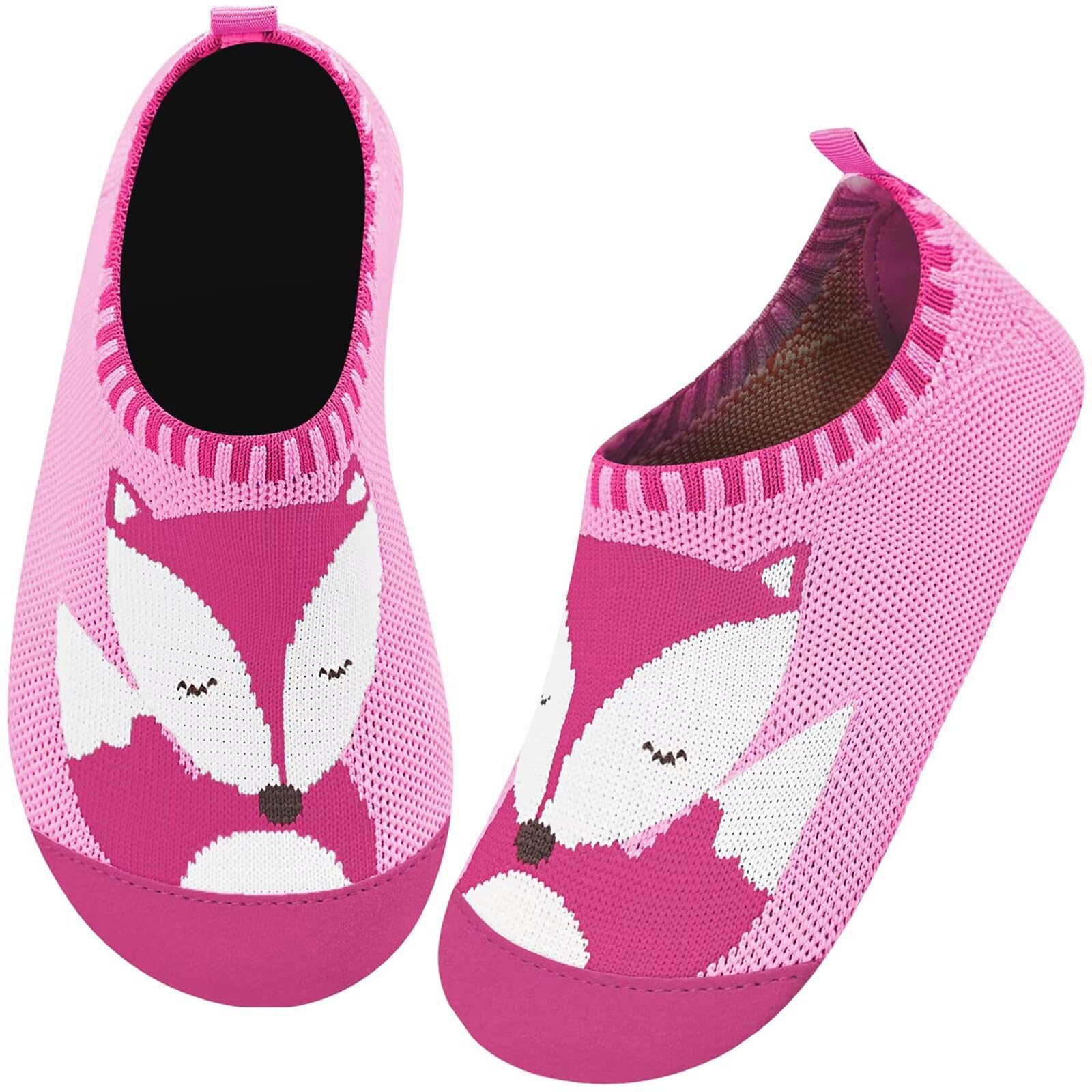 Kyopp Hausschuhe Kinder für Junge mädchen Atmungsaktive Hüttenschuhe Barfußschuhe Kinder Rutschfest Pantoffeln