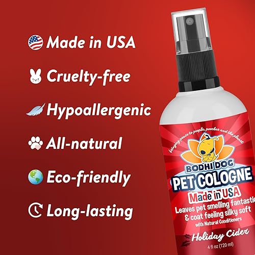 Miniatura 3 de Bodhi Dog - Colonia natural para mascotas, aerosol corporal perfumado y prémium para perros y gatos, aroma limpio y fresco, cualidades de