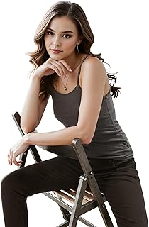 سبلاش قميص بحمالات رفيعة ورقبة مفتوحة وحمالات رفيعة بلون رصاصي - مقاس 12 6292375998417