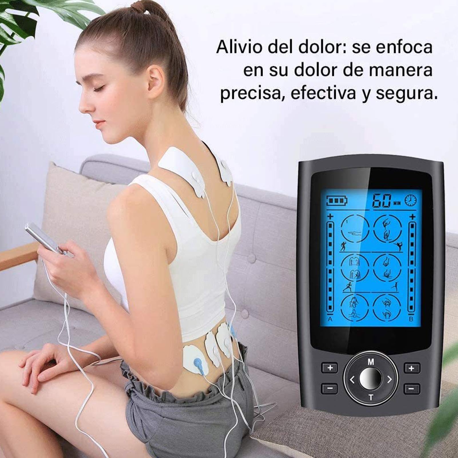 Machine de massage à impulsions, masseur électrique pour muscles | Masseurs électriques stimulateurs musculaires - Masseur musculaire 36 modes de massage, stimulateur nerveux pour un massage complet d