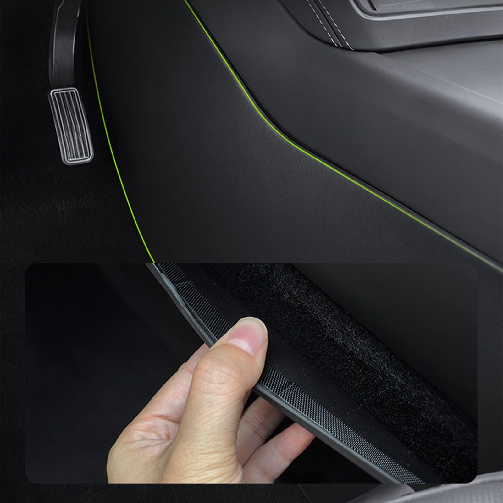 Alfombrilla antideslizante de ajuste tradicional para el interior del coche, resistente a los arañazos, TPE sustancia TPE, colocación rápida, ejemplo, protección del panel de control, TPE